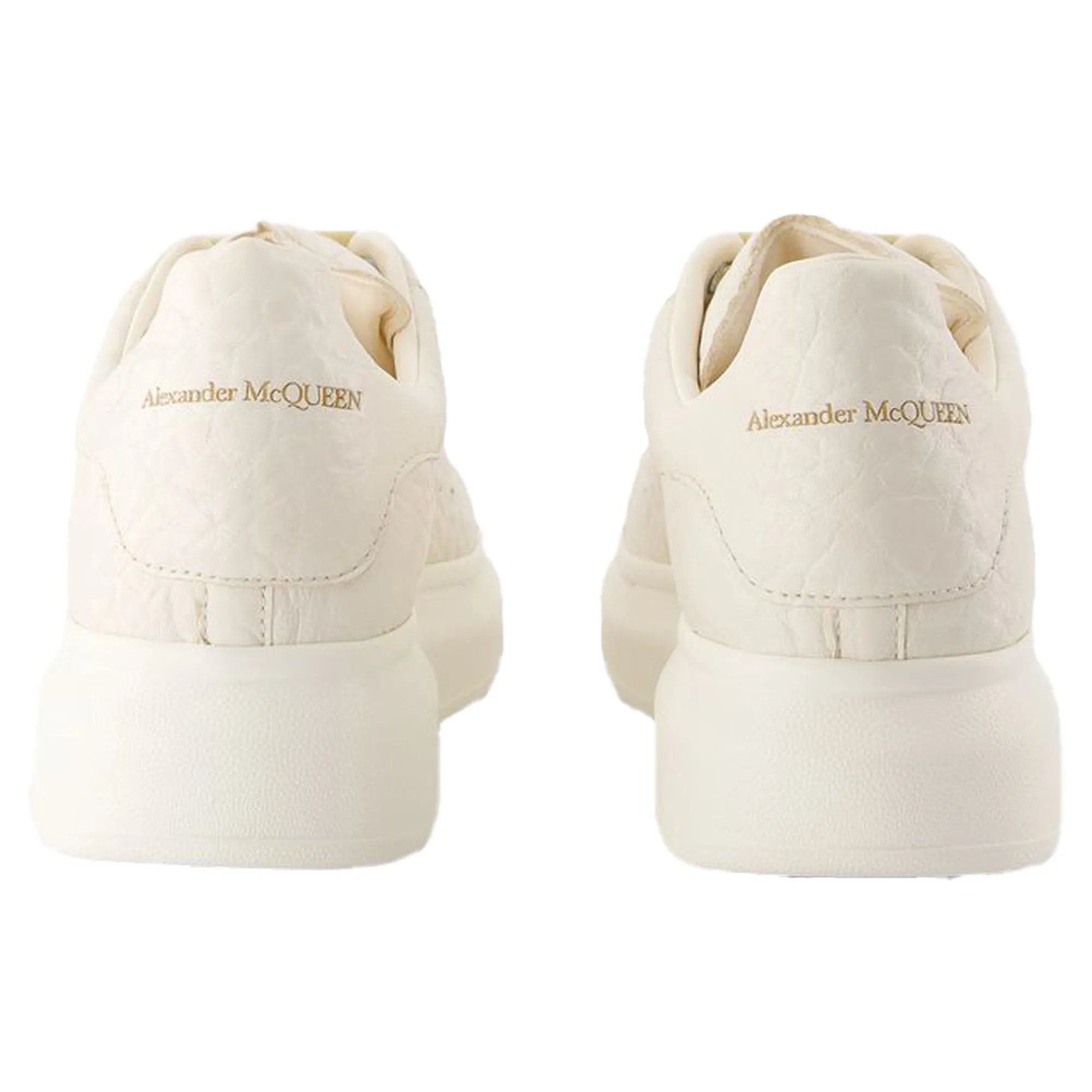 Oversized Sneakers - Alexander McQueen - Leather - White