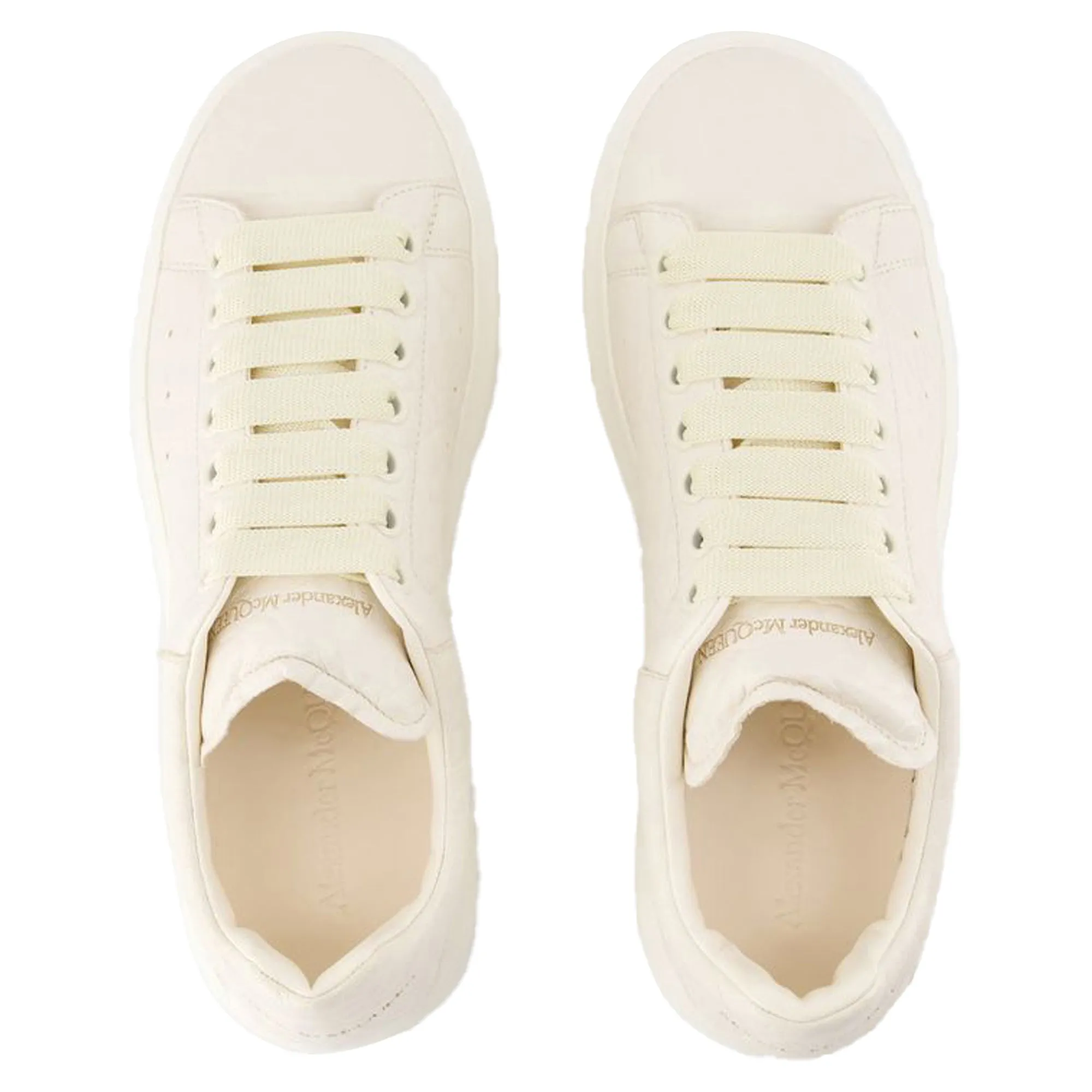 Oversized Sneakers - Alexander McQueen - Leather - White