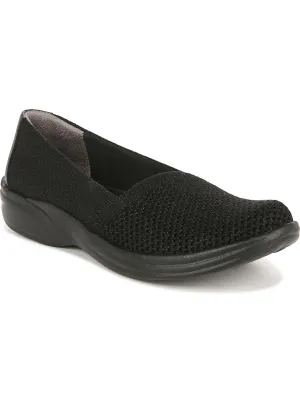 Pep Talk Womens Canvas Lightweight Slip-On Sneakers
