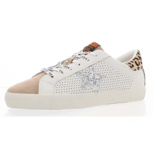 PHOEBE Womens Mixed Media Leather Casual And Fashion Sneakers