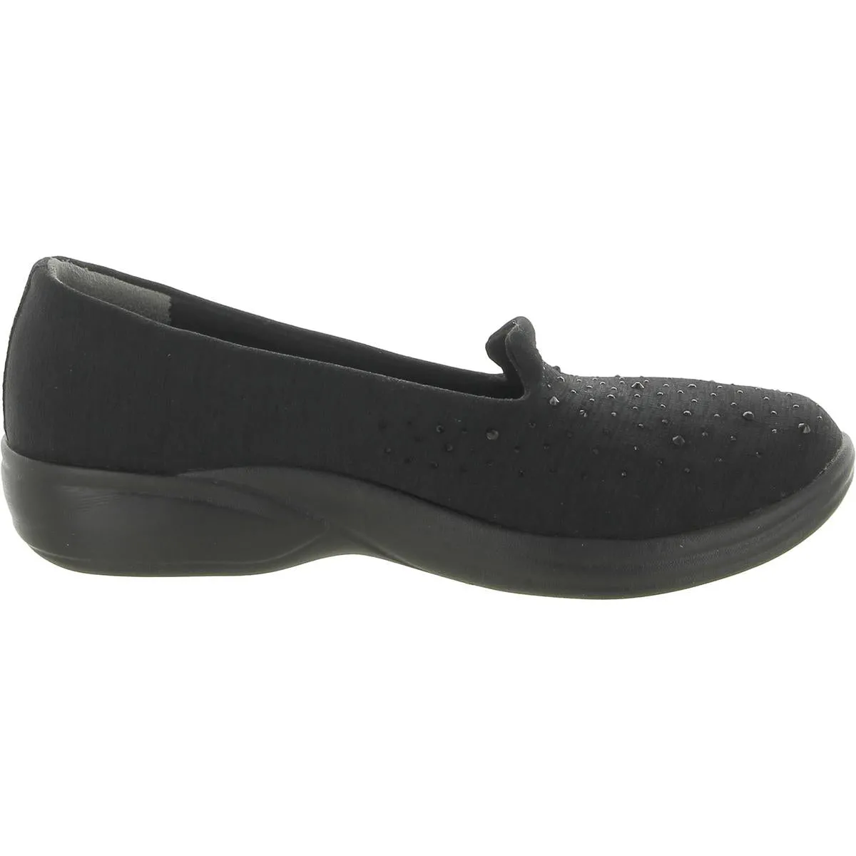 Poppy Seed 3 Womens Rhinestone Slip On Slip-On Sneakers