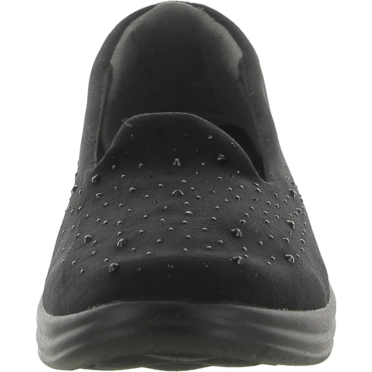 Poppy Seed 3 Womens Rhinestone Slip On Slip-On Sneakers