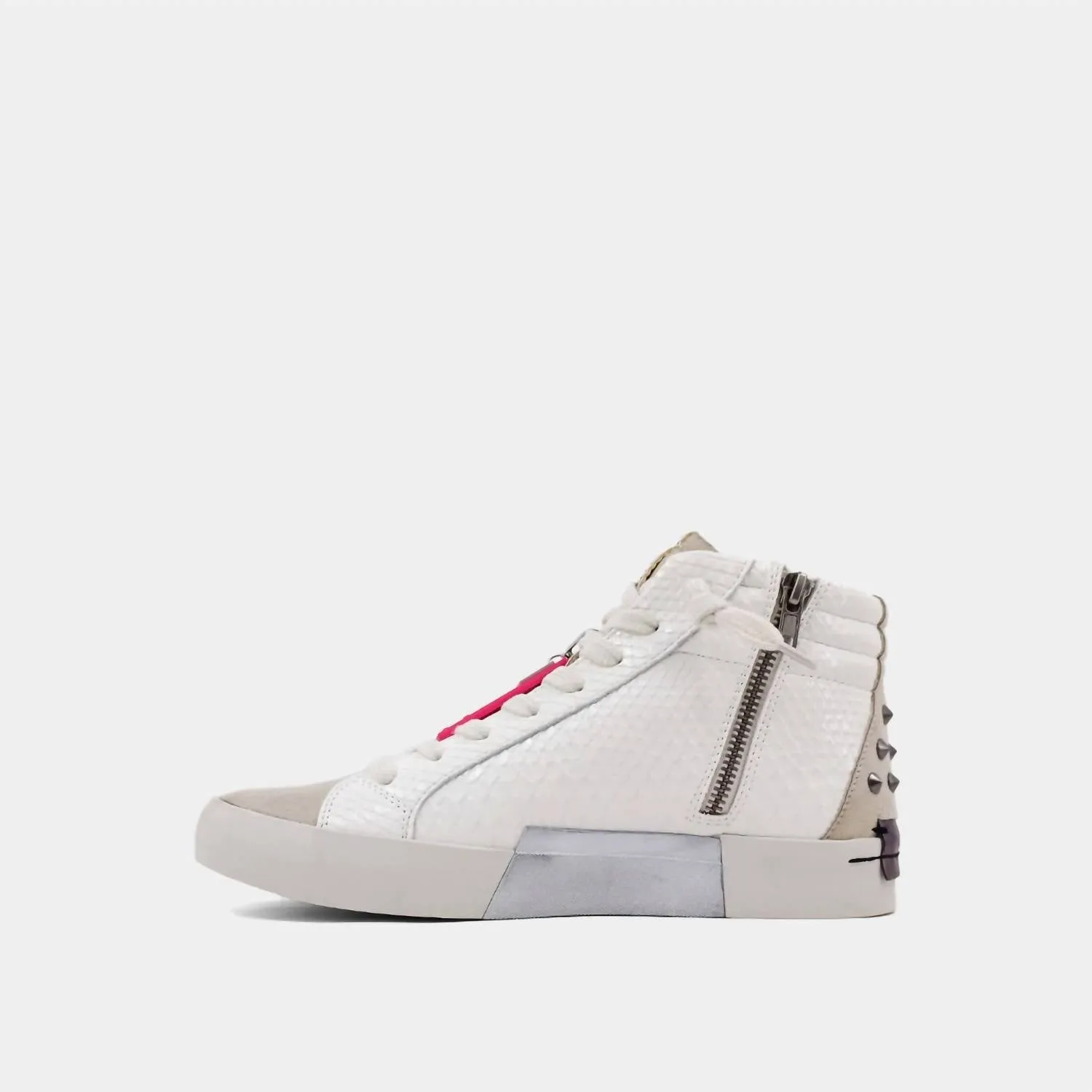 Reese Sneakers In Bone Snake