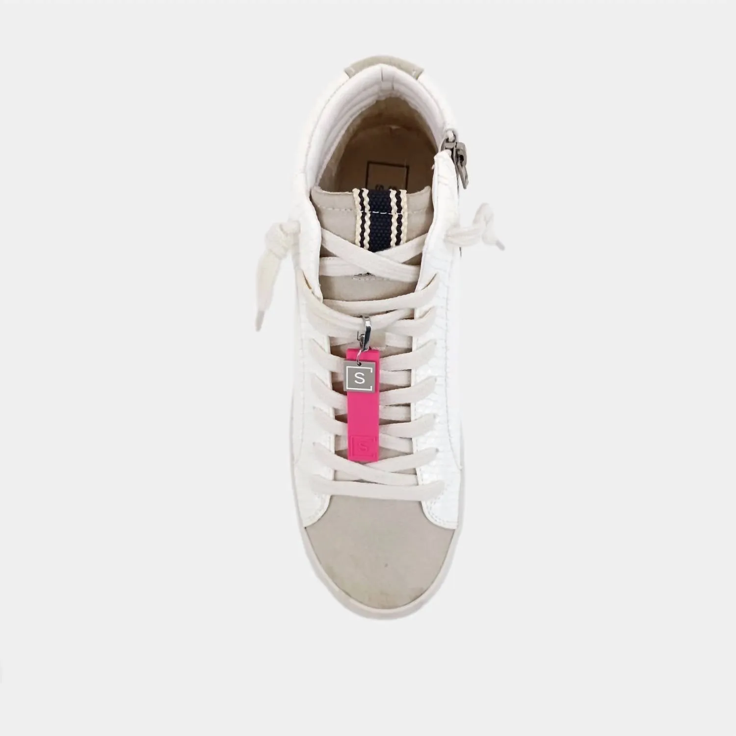 Reese Sneakers In Bone Snake