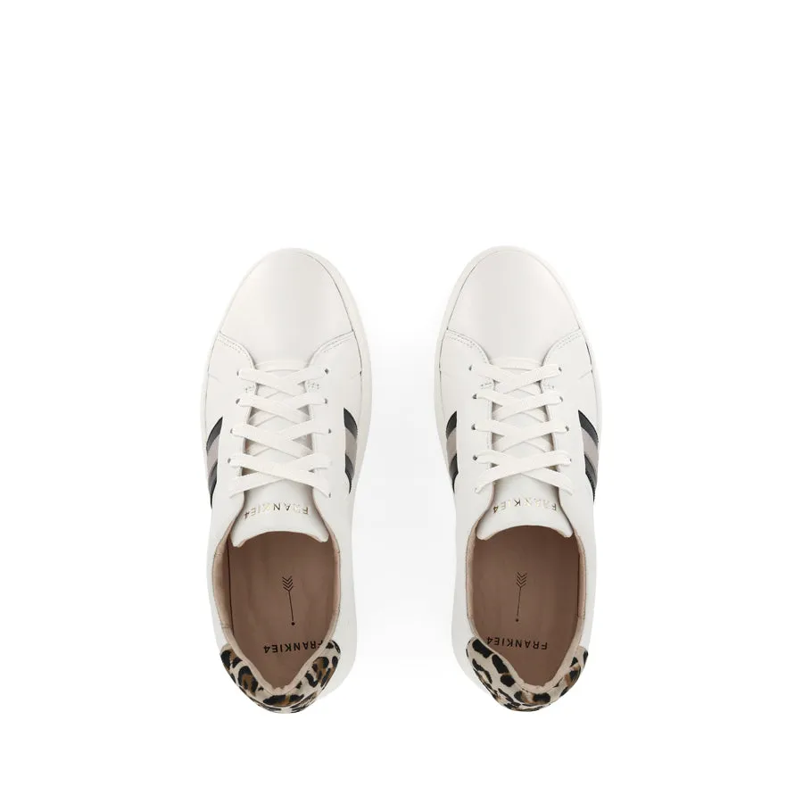 RILEY - WHITE/BLACK/LEOPARD LEATHER