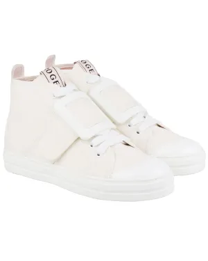 Roger Vivier Super Vivier H Canvas High-Top Sneaker
