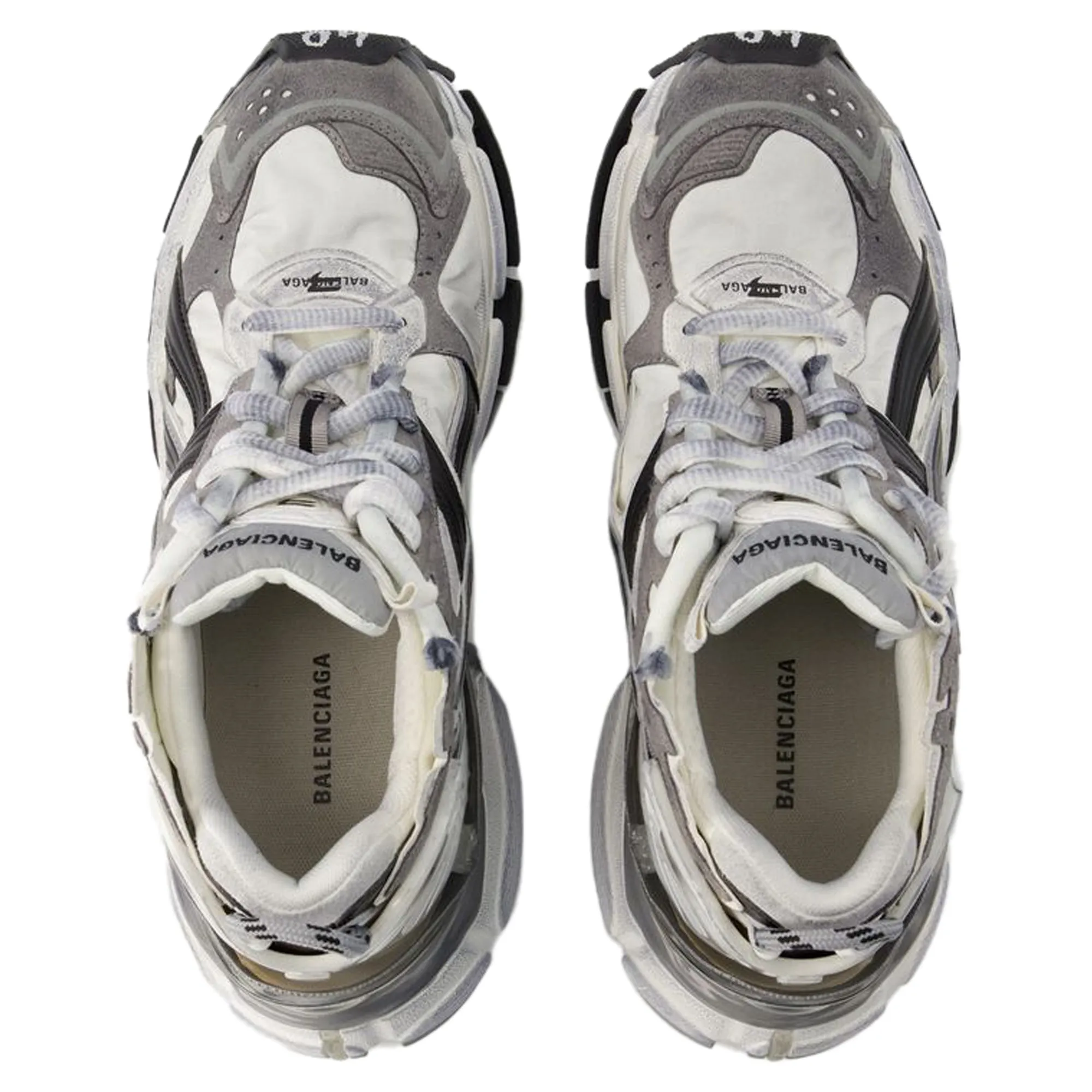 Runner Sneakers - Balenciaga - Nylon - Grey