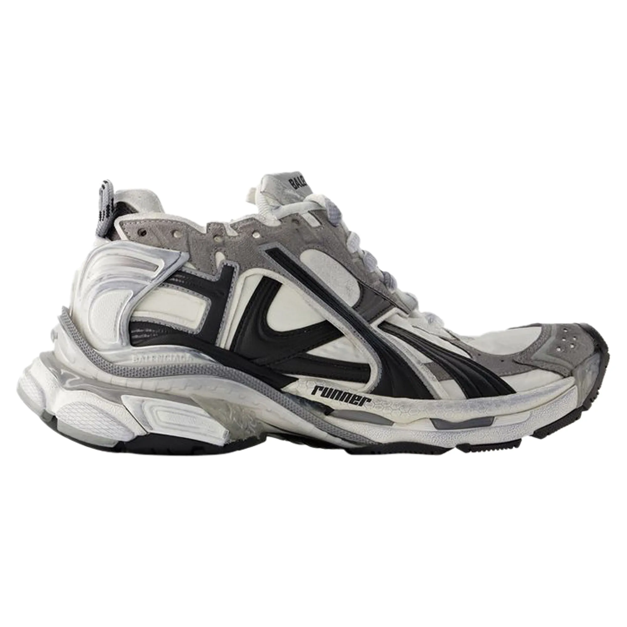 Runner Sneakers - Balenciaga - Nylon - Grey