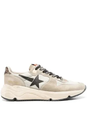 Running Sole Lace-Up Sneakers
