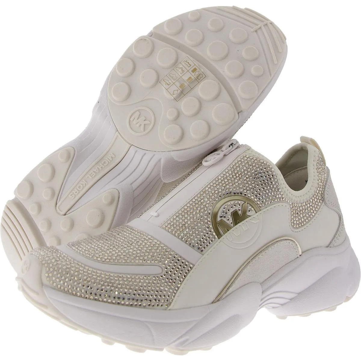 Sami Womens Embellished Man Made Casual And Fashion Sneakers