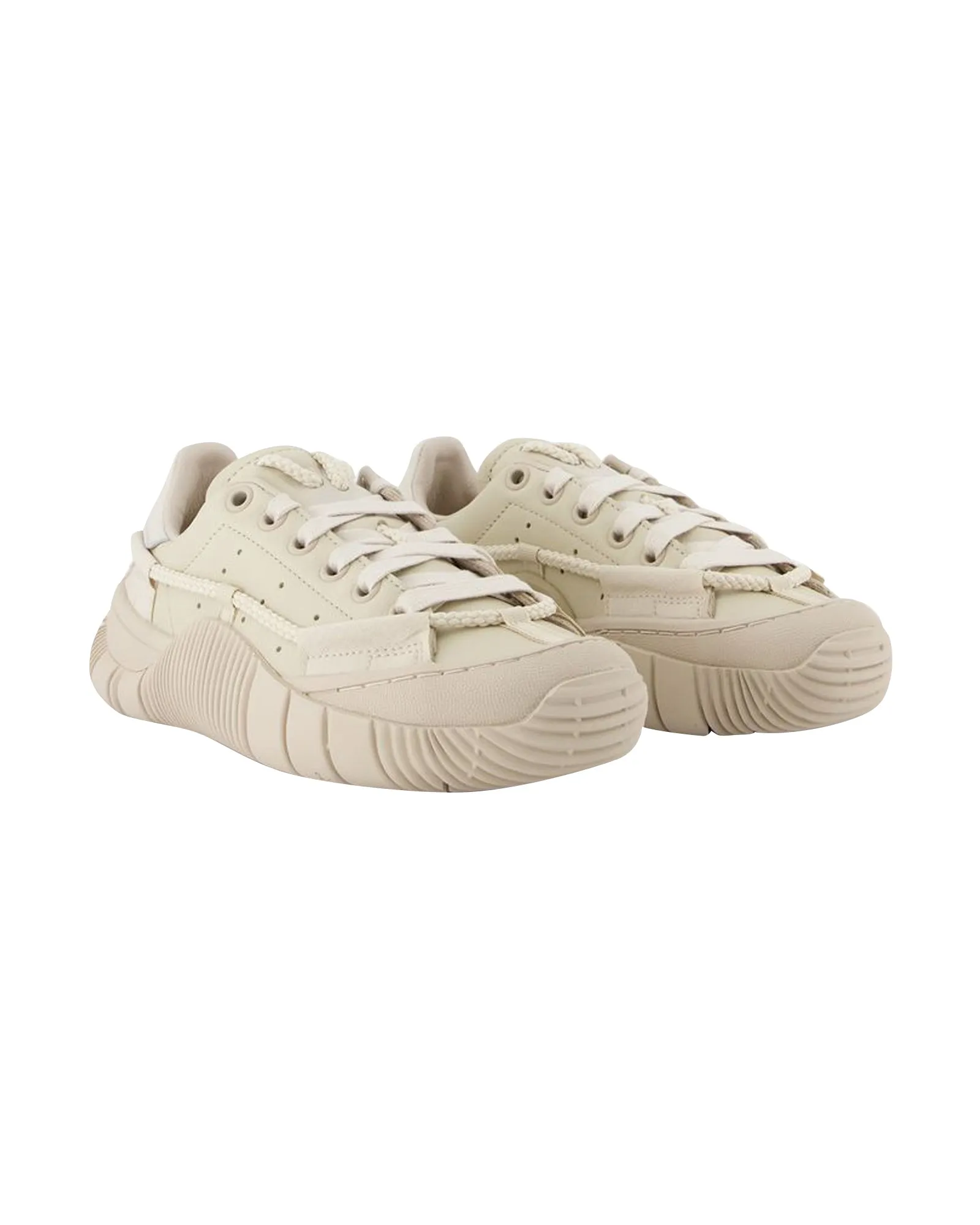 Scuba Stan Craig Green Sneakers in Grey Leather