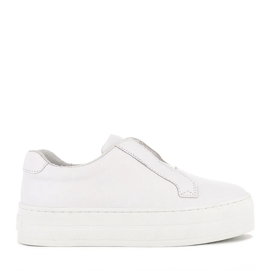 SHIA - WHITE WHITE LEATHER