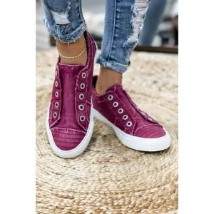 Slip On Comfort Canvas Sneaker In Desert Pepper Smoked