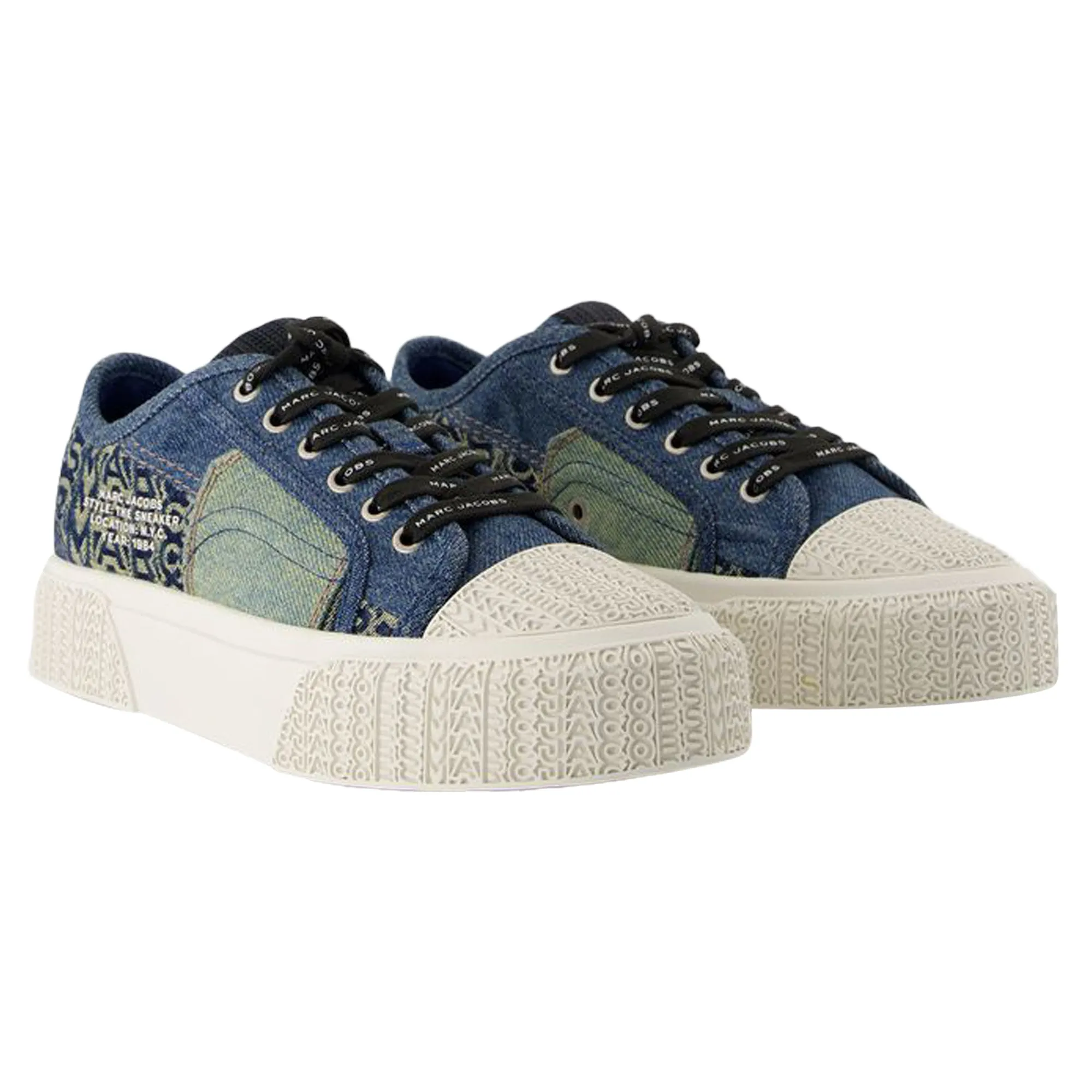 Sneakers - Marc Jacobs - Cotton - Blue