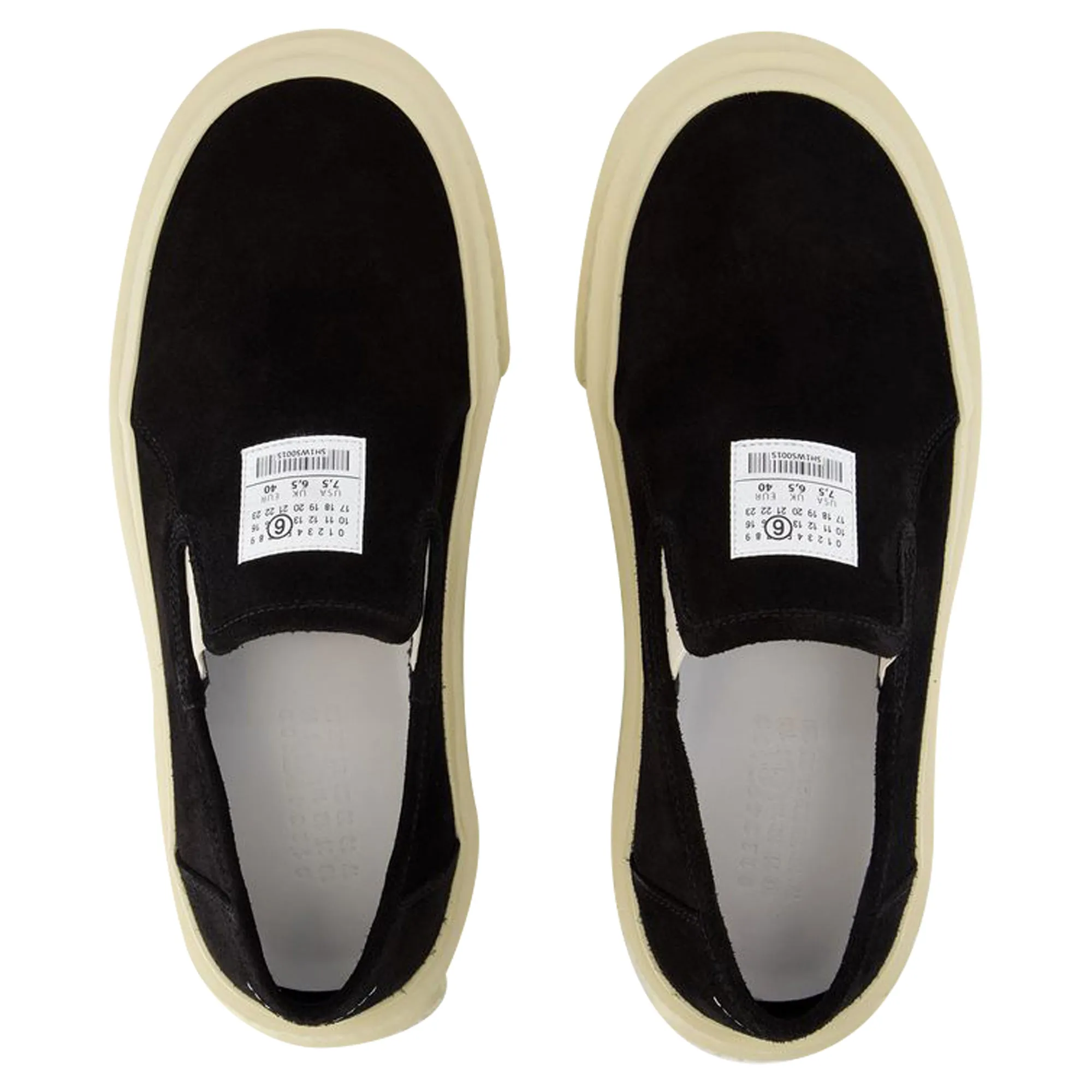 Sneakers - MM6 Maison Margiela - Leather - Black