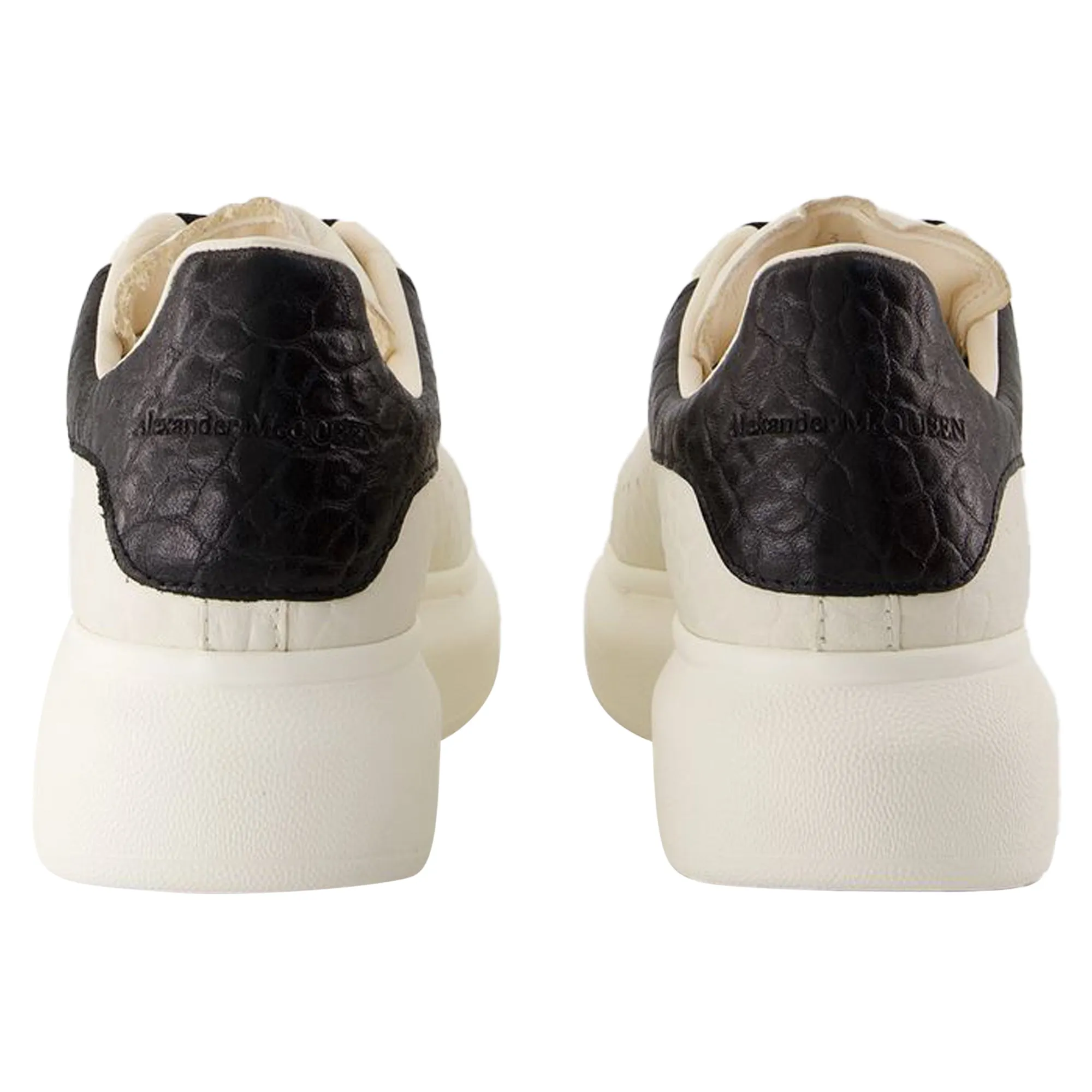 Sneakers Oversized - Alexander McQueen - Leather - White