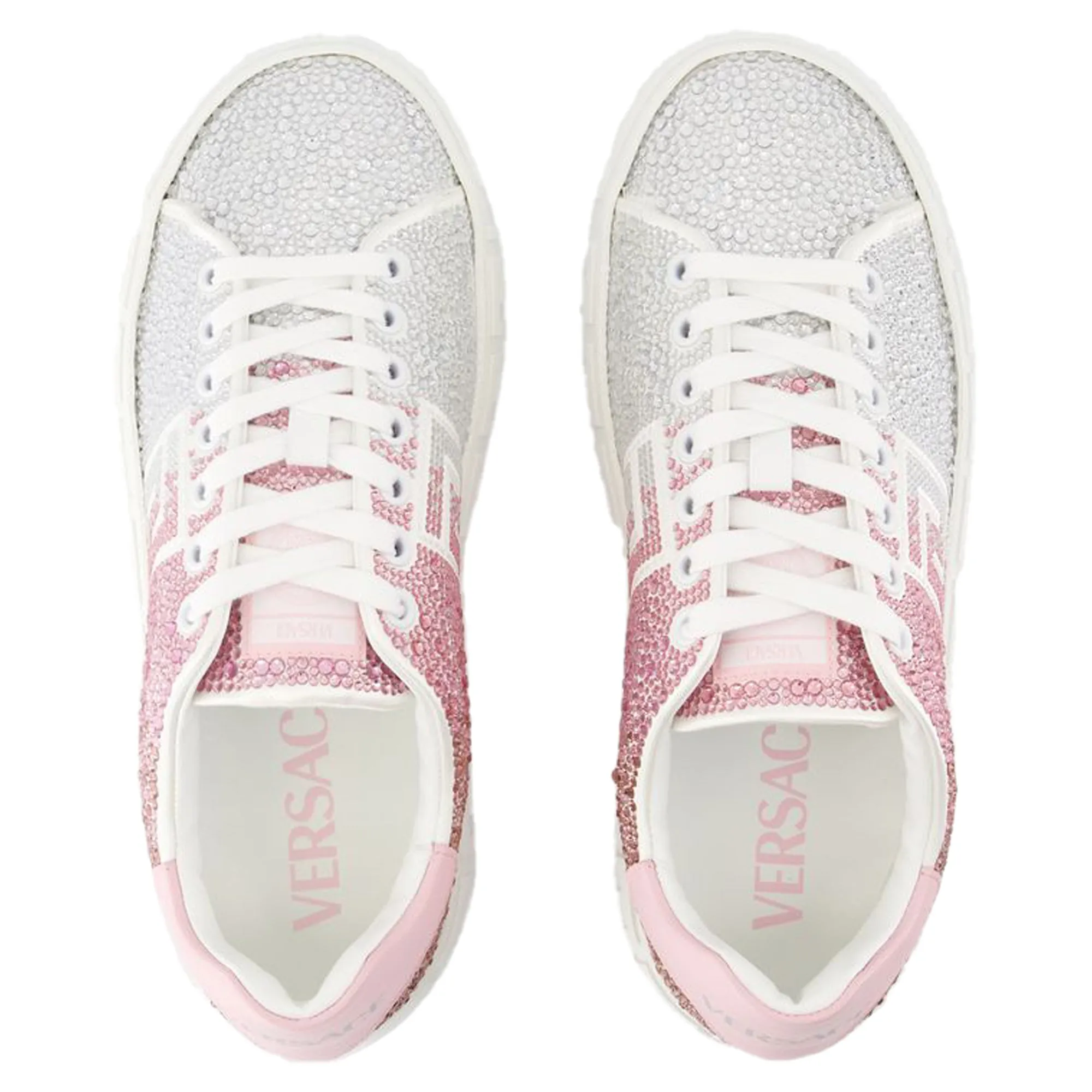 Sneakers - Versace - Leather - White