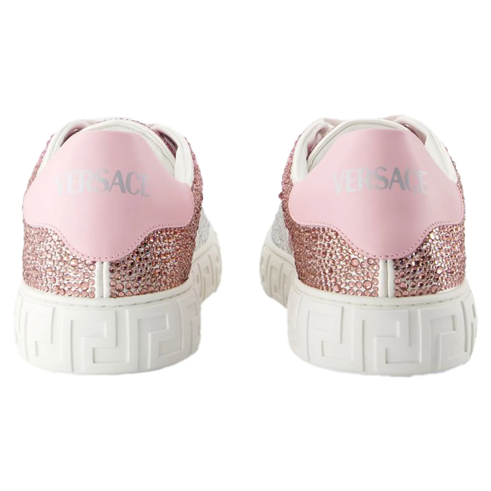 Sneakers - Versace - Leather - White