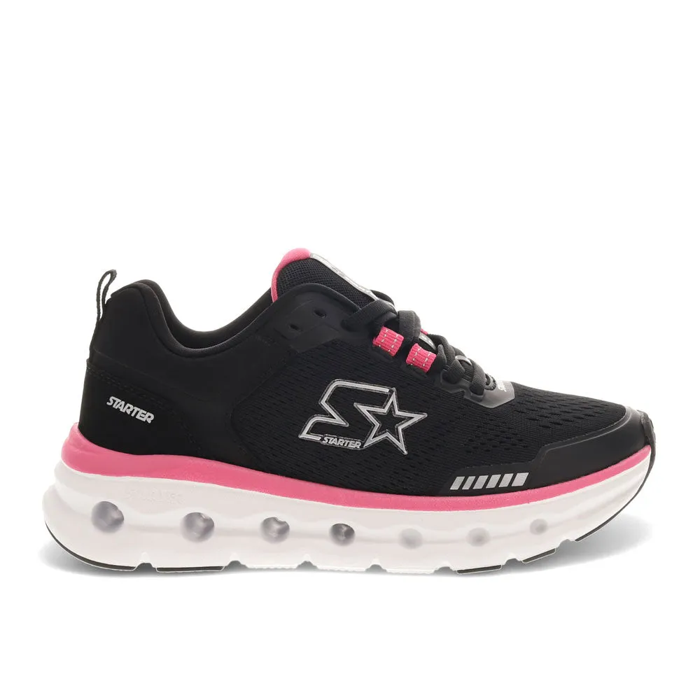 Starter Womens Bolt Synthetic Leather Casual Lace Up Sneaker Shoe
