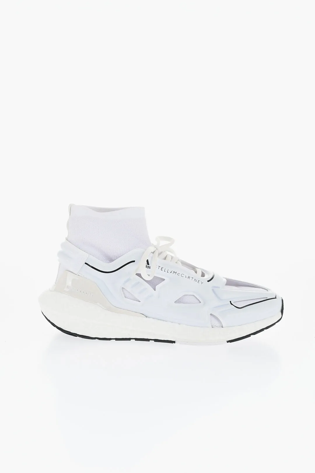 Stella Mccartney Adidas Fabric Sock Sneakers With Padded Detail