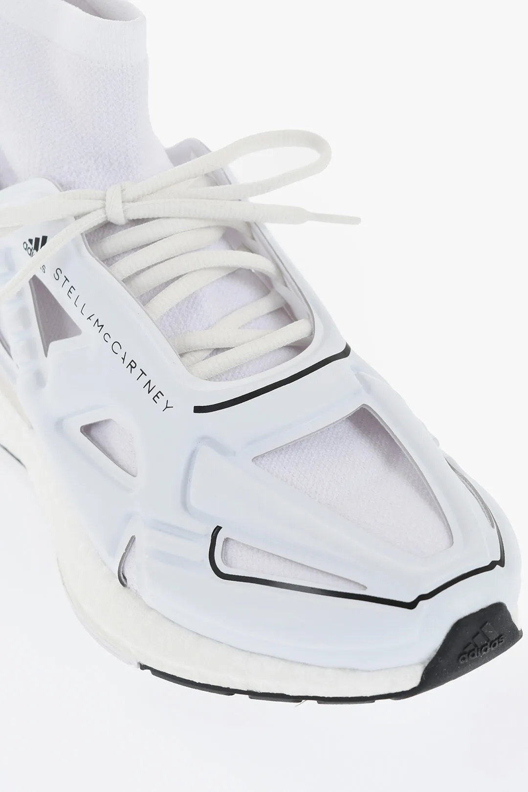 Stella Mccartney Adidas Fabric Sock Sneakers With Padded Detail