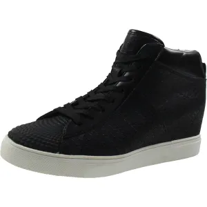 SUPASTUD Womens Covered Wedge Leather Casual And Fashion Sneakers
