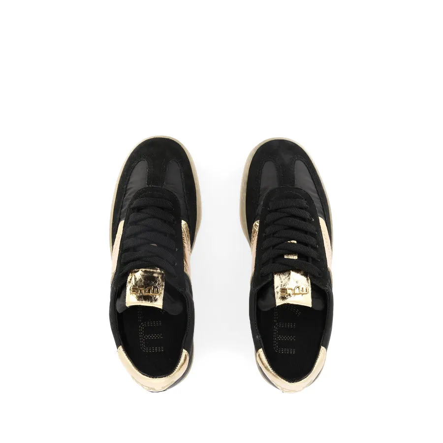 TARAS - BLACK/GOLD LEATHER