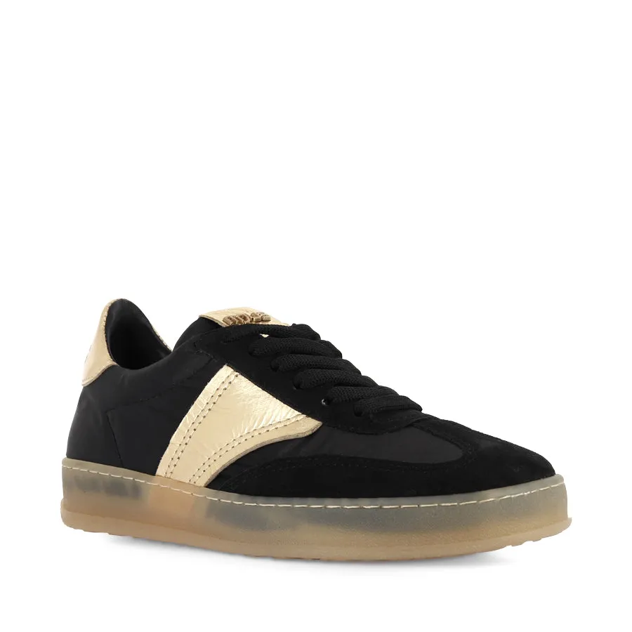 TARAS - BLACK/GOLD LEATHER