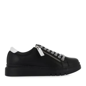 TATTER - BLACK BLACK/SILVER LEATHER