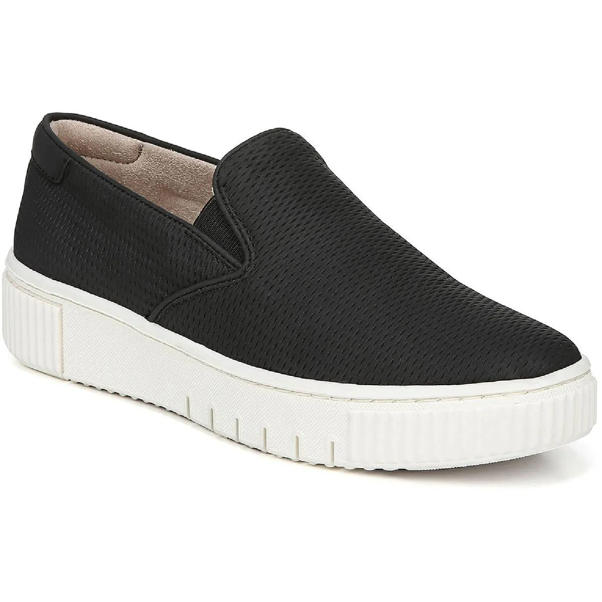 Tia Womens Padded Insole Faux Leather Fashion Sneakers