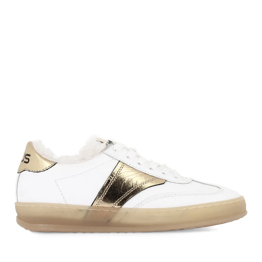 TILLY - WHITE LEATHER/FUR
