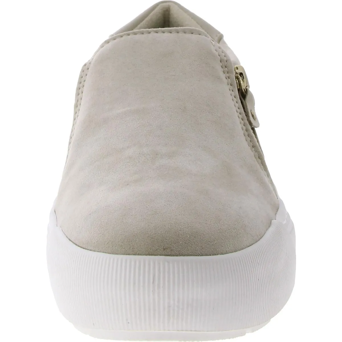 Time Off Now Womens Zipper Lifestyle Slip-On Sneakers
