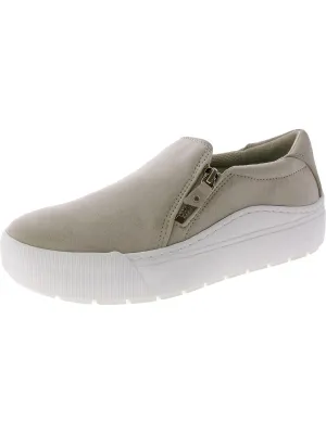 Time Off Now Womens Zipper Lifestyle Slip-On Sneakers