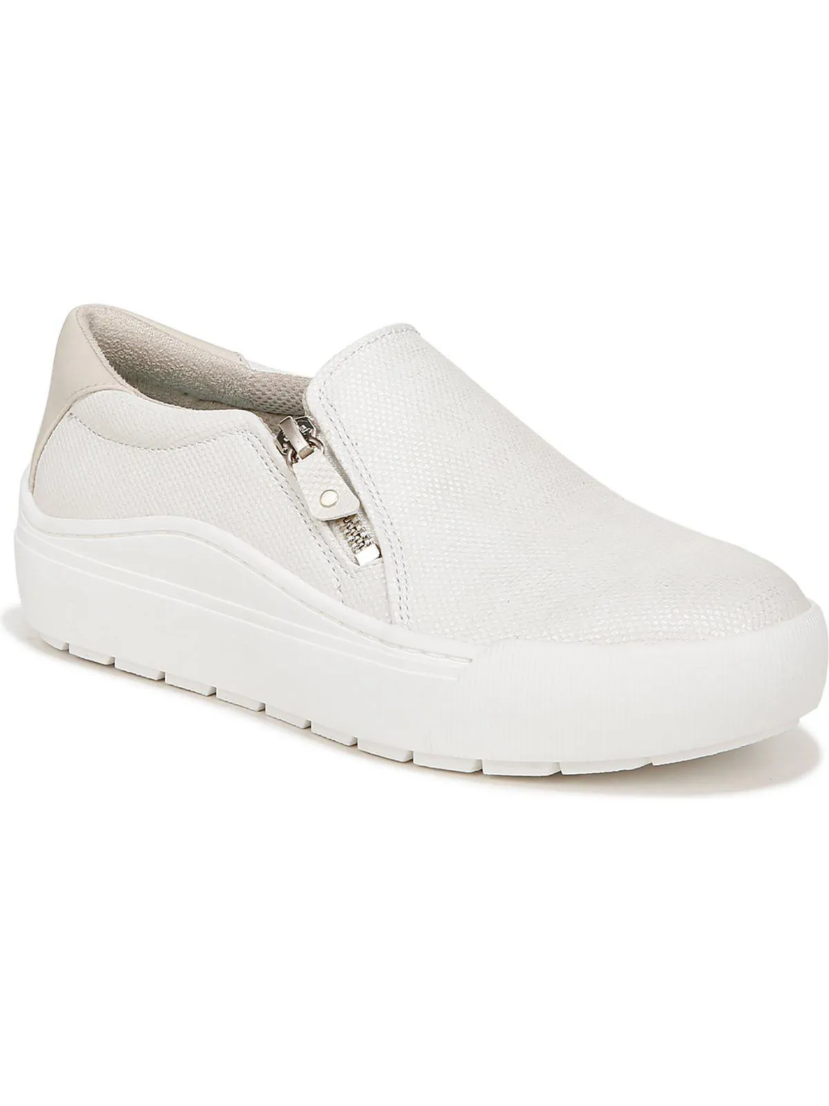 Time Off Now Womens Zipper Lifestyle Slip-On Sneakers