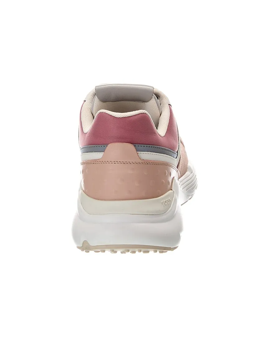 TODs Suede & Leather Sneaker