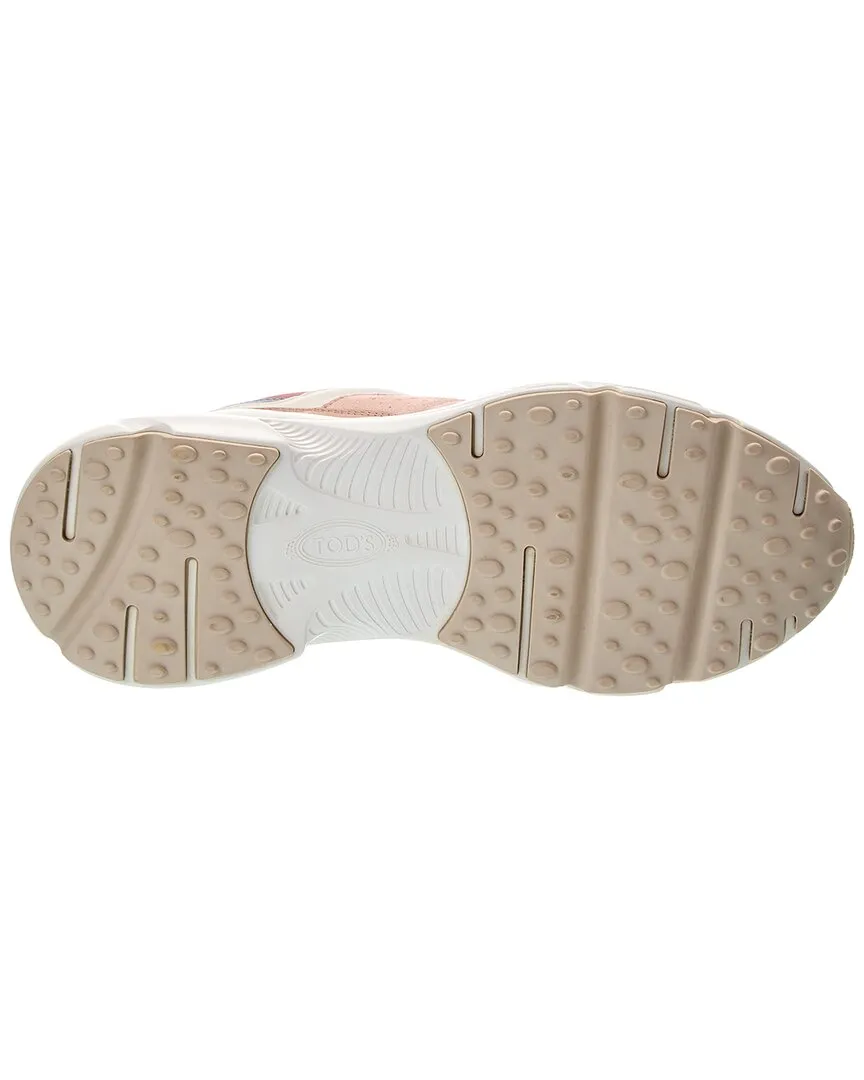 TODs Suede & Leather Sneaker