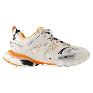 Track Sneakers - Balenciaga - Synthetic - White/Orange