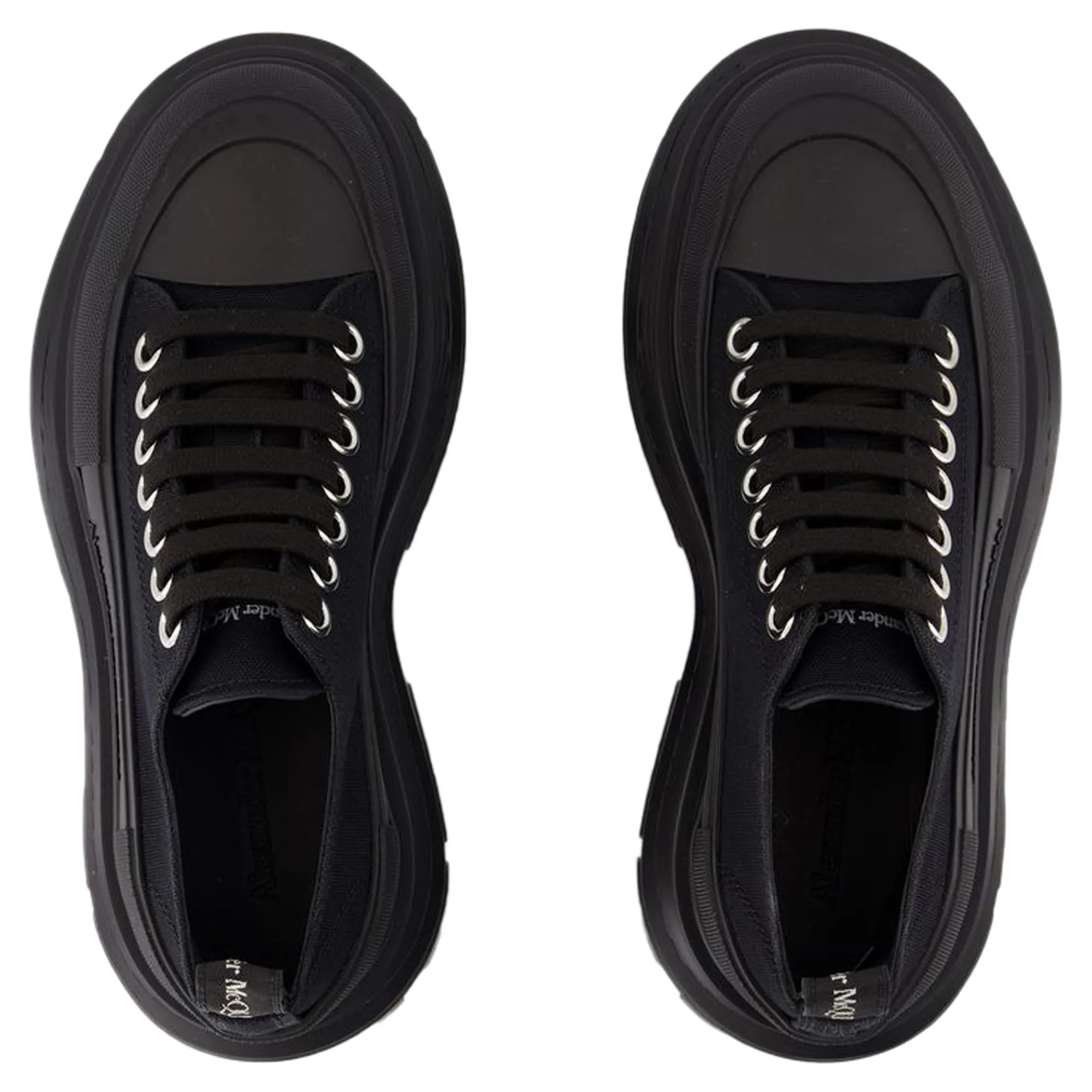 Tread  Slick Sneakers - Alexander McQueen - Canvas - Black