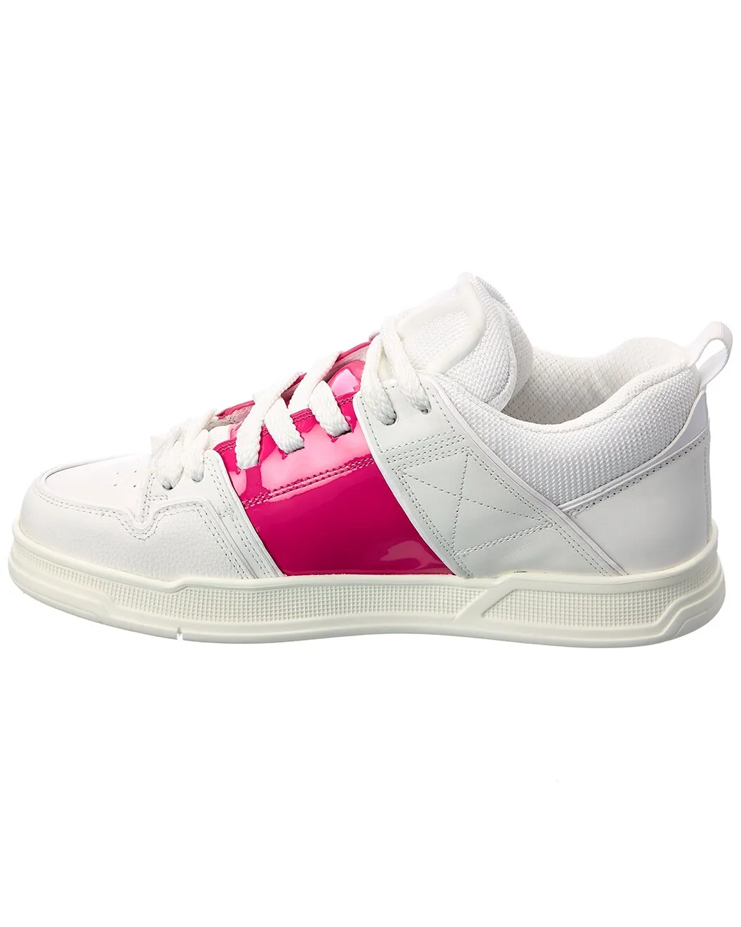 Valentino Women's White,cyclamin Pink Shoes