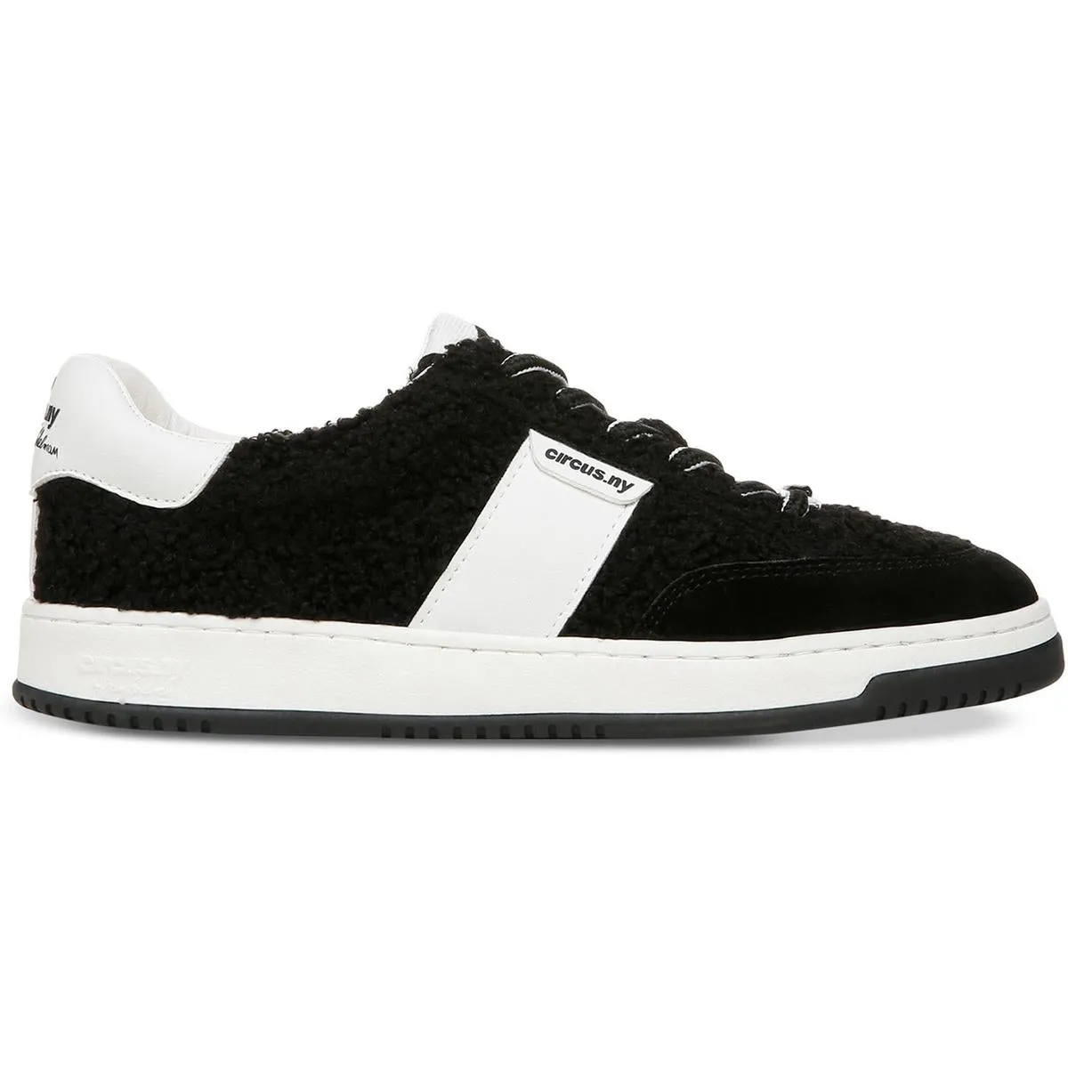 Vance cozy Womens Lace-Up Faux Fur Casual And Fashion Sneakers