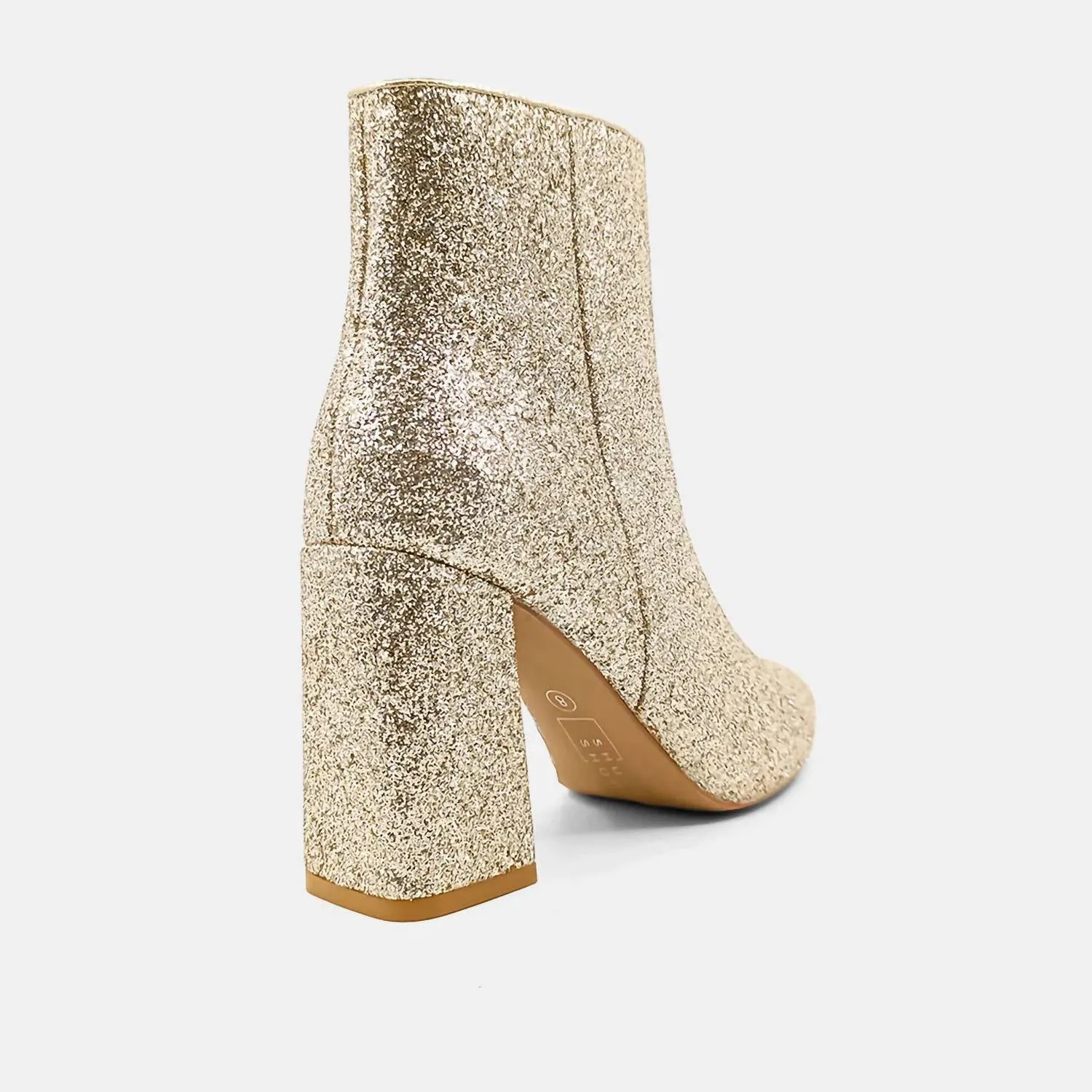 Veronica Boot In Gold Glitter