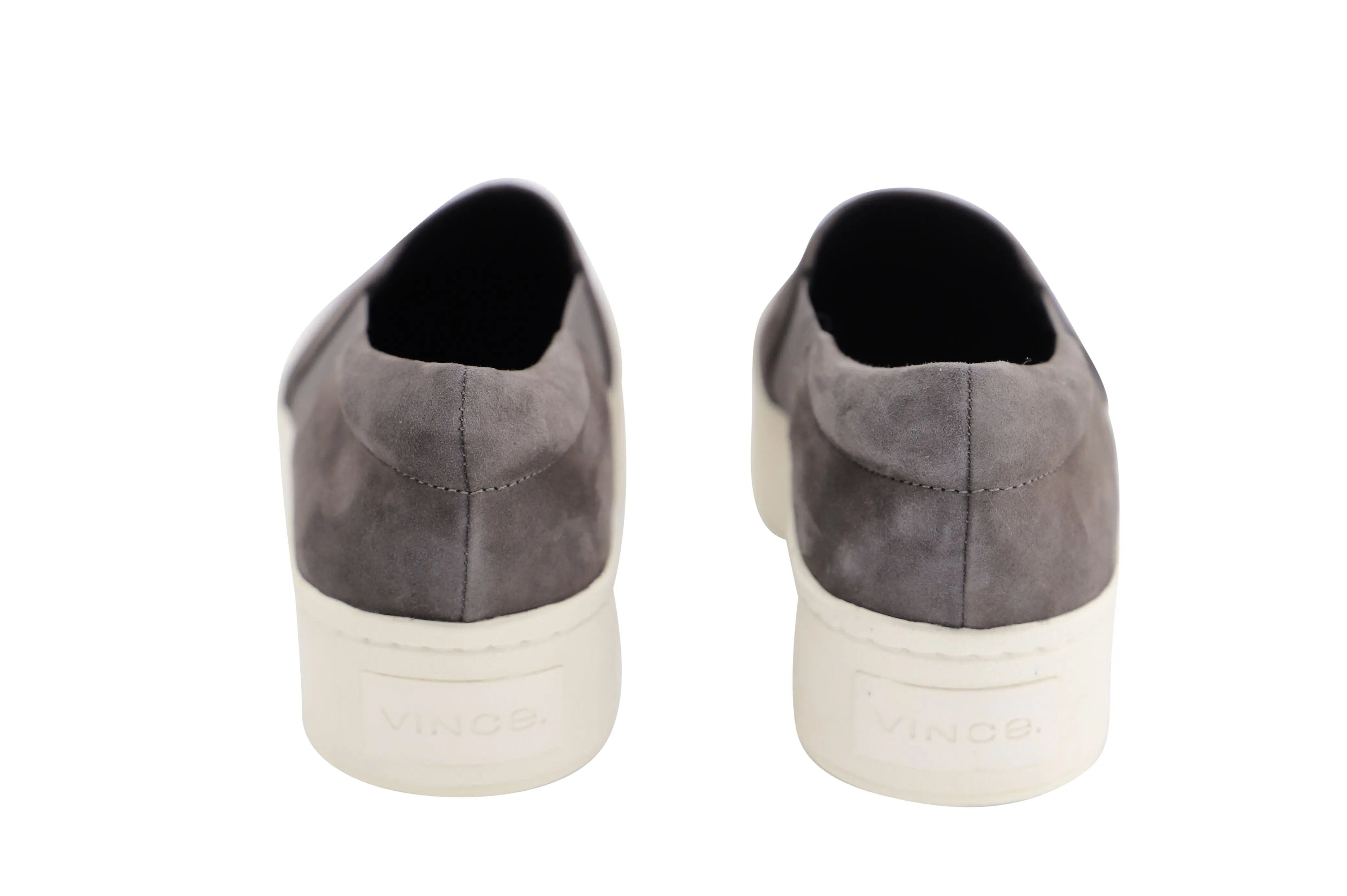 Vince Warren-Eco Platform Slip On Sneakers in Grey Suede