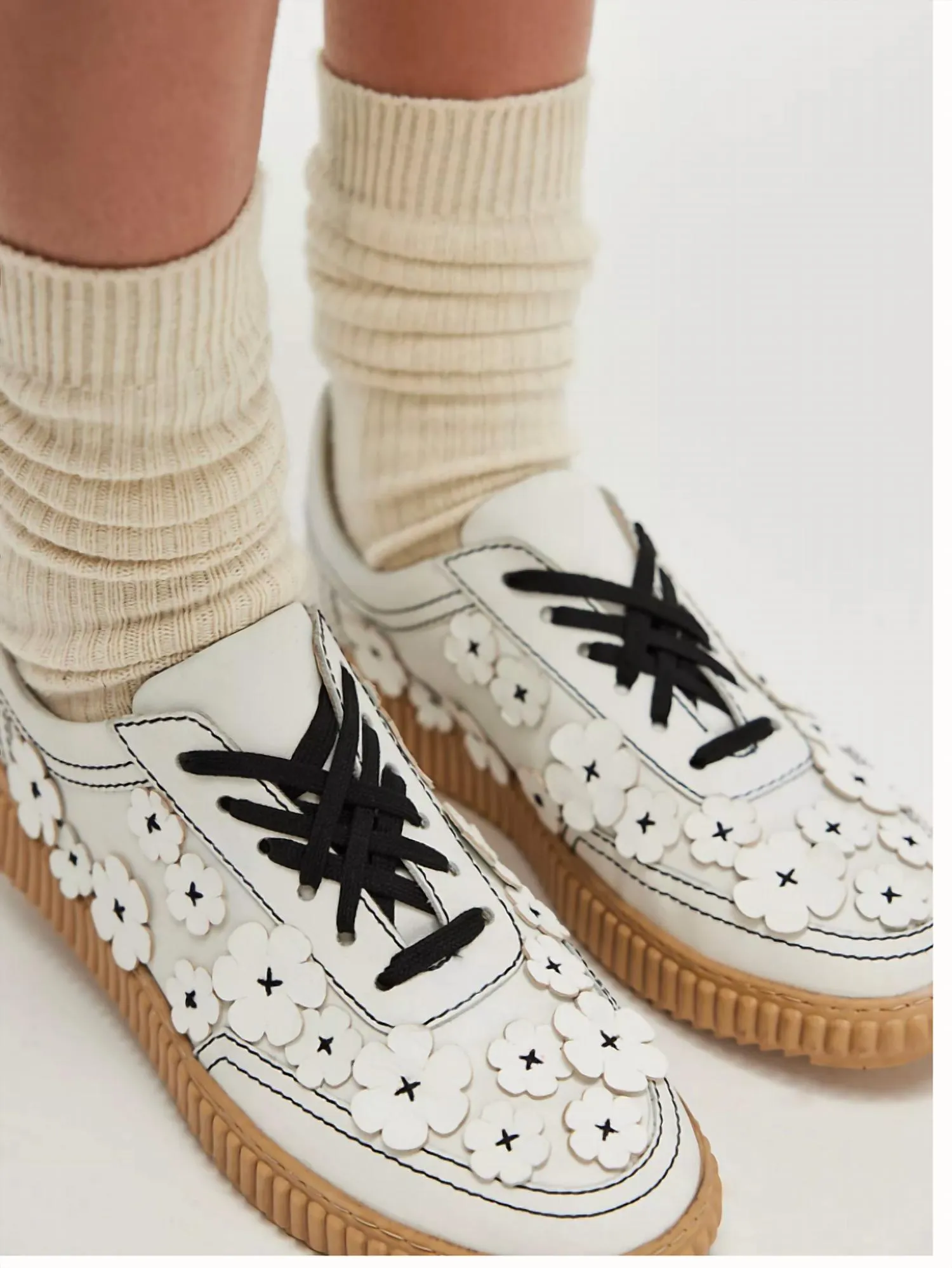 Wallflower Wimberly Sneakers In Arctic Fox Leather