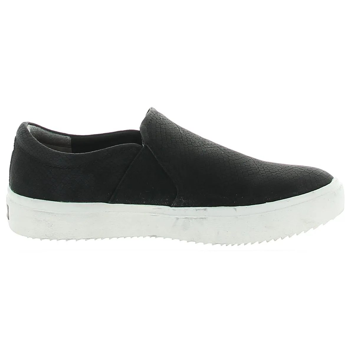 Wander Up Womens Leather Fashion Slip-On Sneakers
