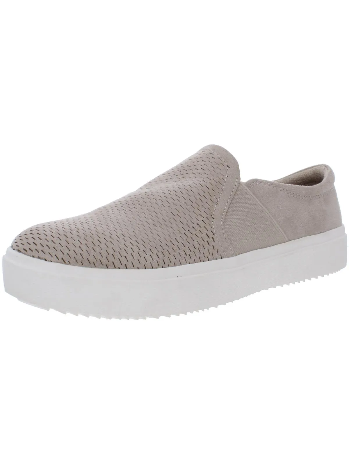 Wander Up Womens Leather Fashion Slip-On Sneakers