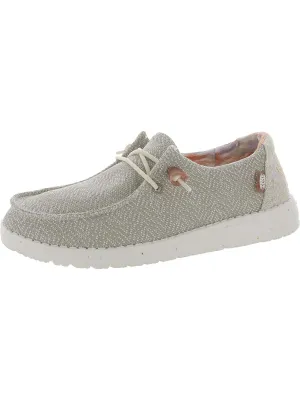 Wendy Womens Fitness Lifestyle Slip-On Sneakers
