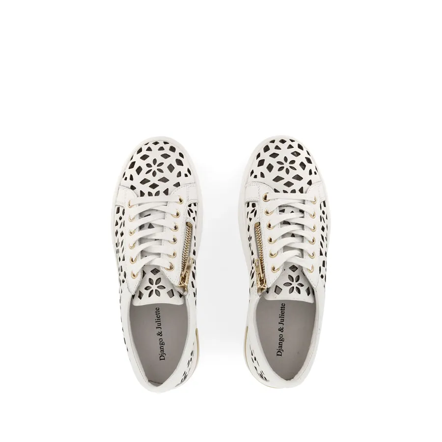 WOLINS - WHITE LEATHER