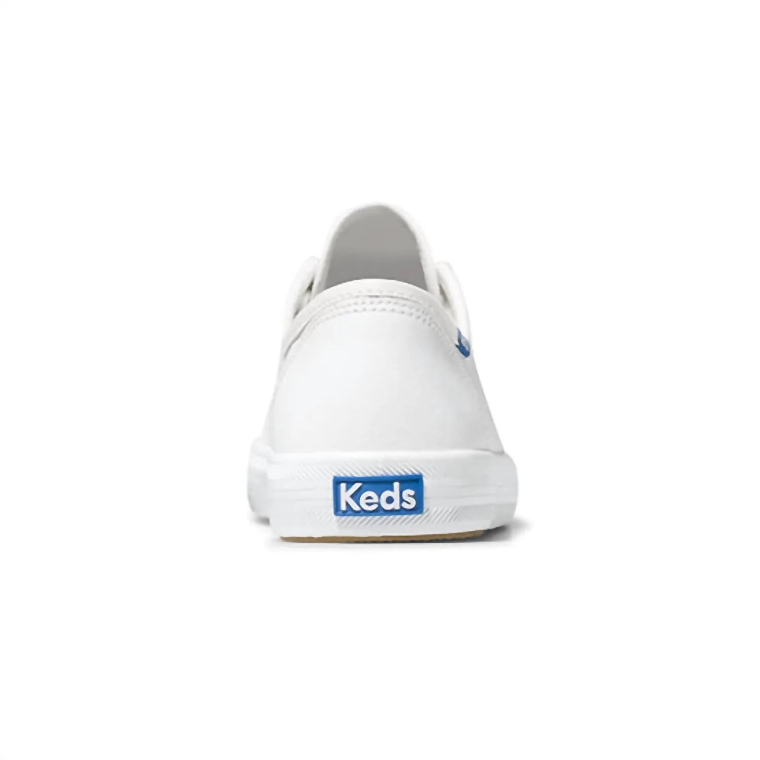 Women Kickstarter Leather Retro Sneakers In White/navy