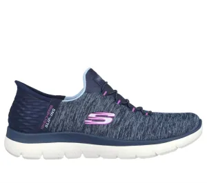 Women Summits - Dazzling Haze Slip In Shoes In Navy / Purple