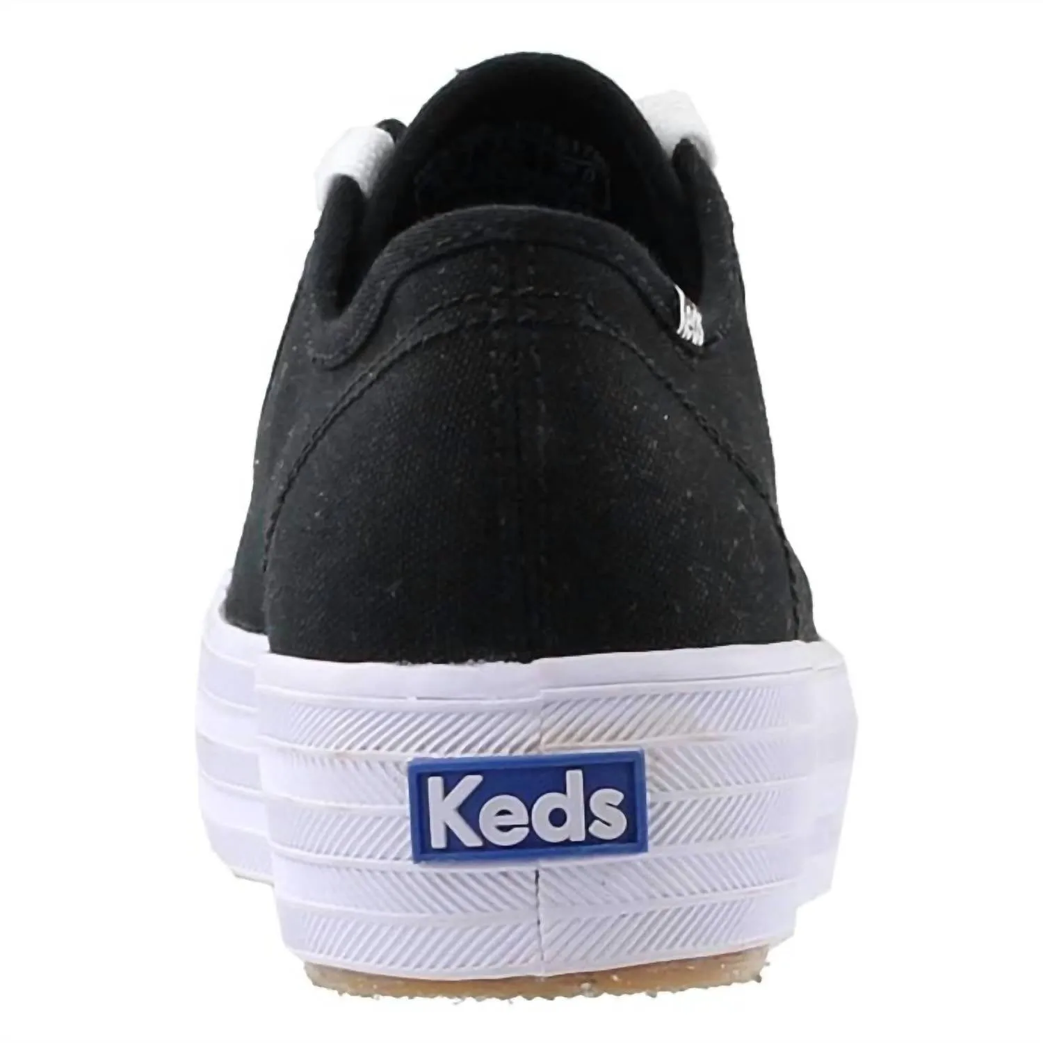 Women Triple Kick Canvas Sneakers In Black/white